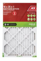 16 in. W x 25 in. H x 1 in. D Pleated Pleated Air Filter