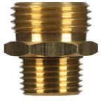 Brass 3/4 in. Dia. x 1/2 in. Dia. Hose Adapter 1 pk Yellow