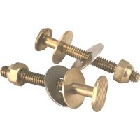 5/16 in. x 2-1/4 in. Toilet Bolts Brass Johnni Bolt