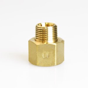 (image for)  1/2 in. FPT X 3/8 in. D MPT Brass Reducing Coupling