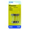 30 amps AGC Glass Tube Fuse 5 pk