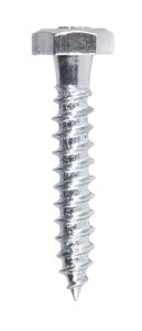 1/4 in. x 1-1/2 in. L Hex Zinc-Plated Steel Lag Screw 10