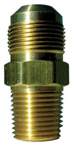 15/16 in. Flare x 1/2 in. Dia. Male Brass Gas Adapter