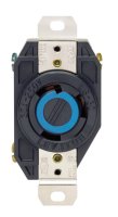 30 amps 250 V Single Black Locking Receptacle L6-30R 1 pk
