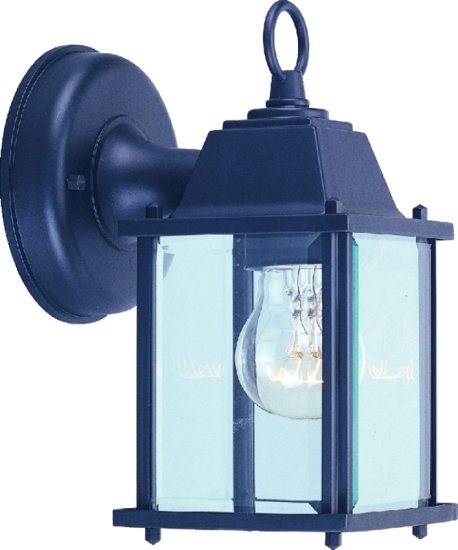(image for) Outdoor Wall Lantern Aluminum Black