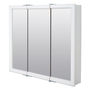 (image for) 25.75 in. H X 29.63 in. W X 4.5 in. D Rectangle Tri-View Medicine Cabinet