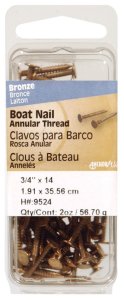 1-1/2 in. Boat Stainless Steel Nail Flat