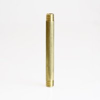 (image for)  3/8 in. MPT in. X 3/8 in. D MPT Yellow Brass Nipple 6 in. L