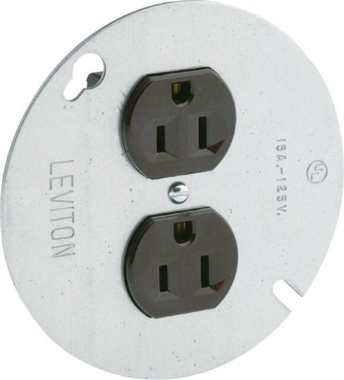 15 amps 125 volt Brown Outlet 5-15R 1 pk