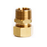 (image for)  3/4 in. Compression X 3/4 in. D MPT Brass Connector