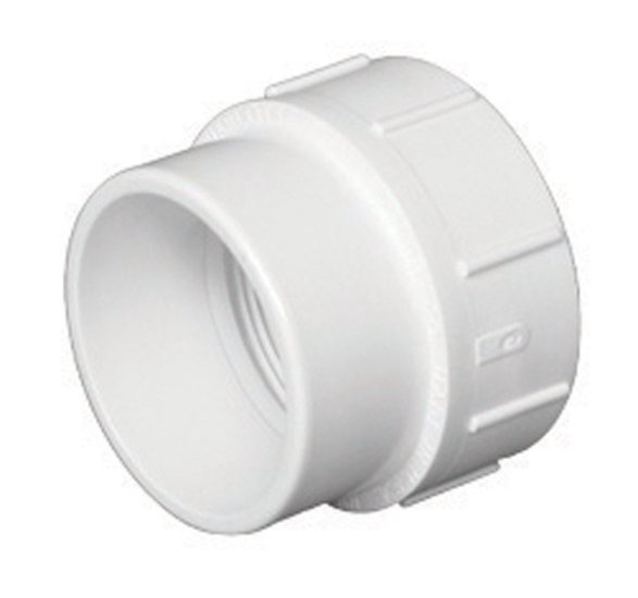 Schedule 40 4 in. Spigot x 4 in. Dia. FPT PVC Pip