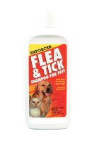 Liquid Cat and Dog Flea and Tick Shampoo Pyrethrins 16