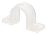 1/2 in. White Plastic Tubing Strap