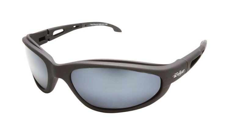 Dakura Polarized Safety Glasses Silver Lens Black F