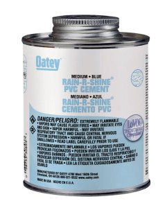 Rain-R-Shine Blue Cement For PVC 8 oz.