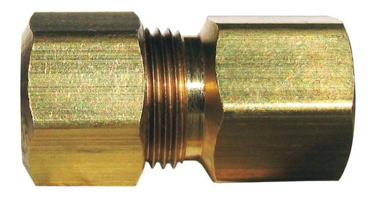 1/2 in. Compression x 1/2 in. Dia. FPT Brass Adapter