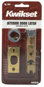 Bright Brass Gold Steel Door Latch 1 pk