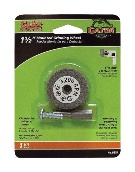 Gator 1-1/2 in. D X 1/4 in. in. Grinding Wheel