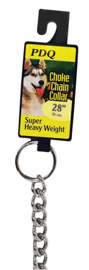 Silver Steel Dog Choke Chain Collar Large/X-Large