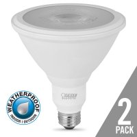 PAR38 E26 (Medium) LED Bulb Warm White 120 Watt Equivalence 2 pk