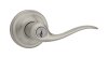 Satin Nickel Entry Door Lever Tustin featuring SmartKey