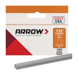 T25 1/4 in. W x 3/8 in. L 18 Ga. Round Crown Wire