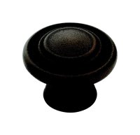 Inspirations Round Cabinet Knob 1-5/16 in. Dia. 1 in. An