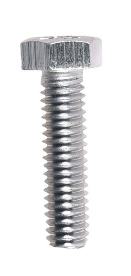 5/16 in. Dia. x 1-1/4 in. L Zinc Plated Steel Hex Bolt 1