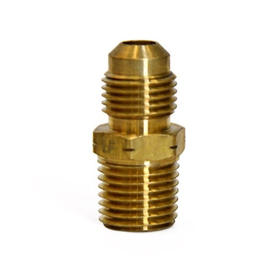 (image for)  5/16 in. Flare X 1/4 in. D Male Brass Adapter