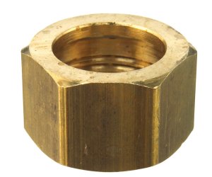 5/8 in. Compression x 5/8 in. Dia. Compression Brass Nut