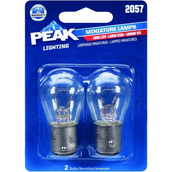 Incandescent Miniature Automotive Bulb 2057