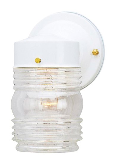 Patina White Switch Incandescent Wall Lantern