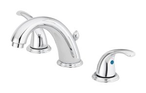 Chrome Widespread Bathroom Sink Faucet 8 in.