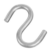 National Hardware Silver Stainless Steel 3 in. L Open S-Hook 145