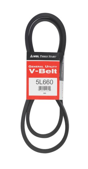 General Utility V-Belt 0.63 in. W x 66 in. L