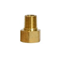 (image for)  3/8 in. Flare X 1/4 in. D Male Brass Inverted Flare Adapter