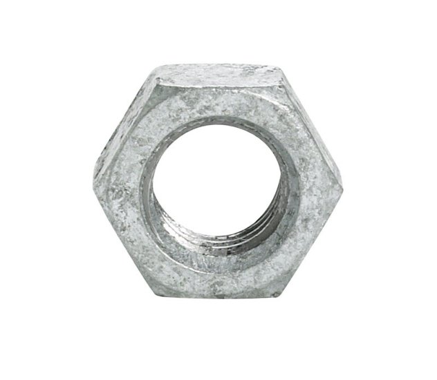 1/2 in. Hot Dipped Galvanized Steel USS Hex Nut 50 pk