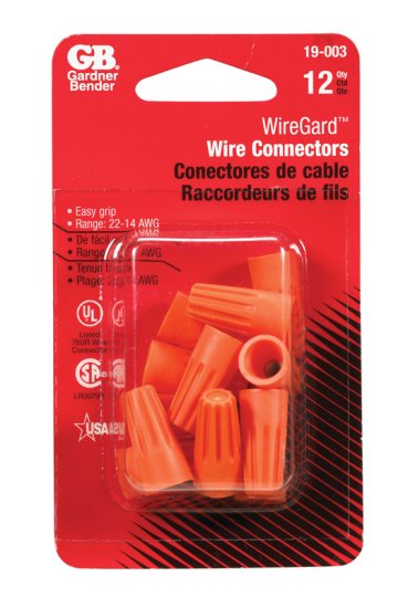 WingGard 22-14 Ga. Copper Wire Wire Connector Ora