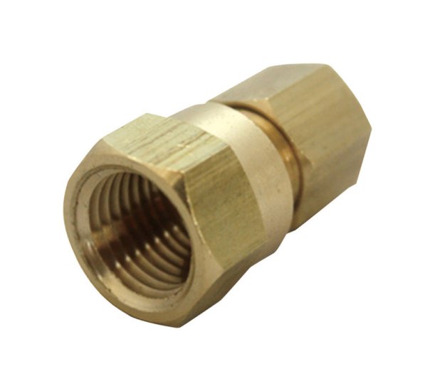 5/8 in. Compression x 1/2 in. Dia. FPT Brass Adapter