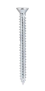 No. 6 x 1-1/2 in. L Phillips Flat Head Zinc-Plated Steel