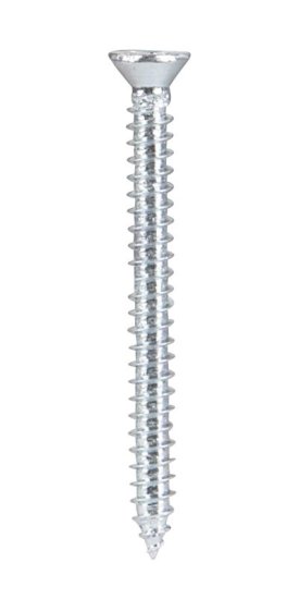 No. 6 x 1-1/2 in. L Phillips Flat Head Zinc-Plated Steel