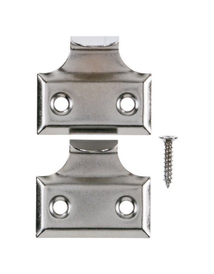 1.5 in. L Chrome Chrome Universal Hook Sash Lift 2 pk