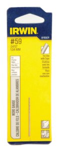 #59 x 1-5/8 in. L High Speed Steel Wire Gauge Bit 1 pc.