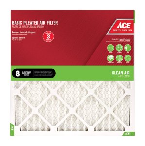 16 in. W x 24 in. H x 1 in. D Pleated 8 MERV Pleated Air Fil