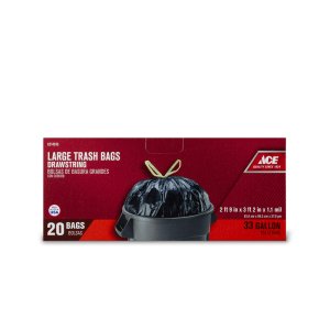 33 gal. Trash Bags Drawstring 20 pk