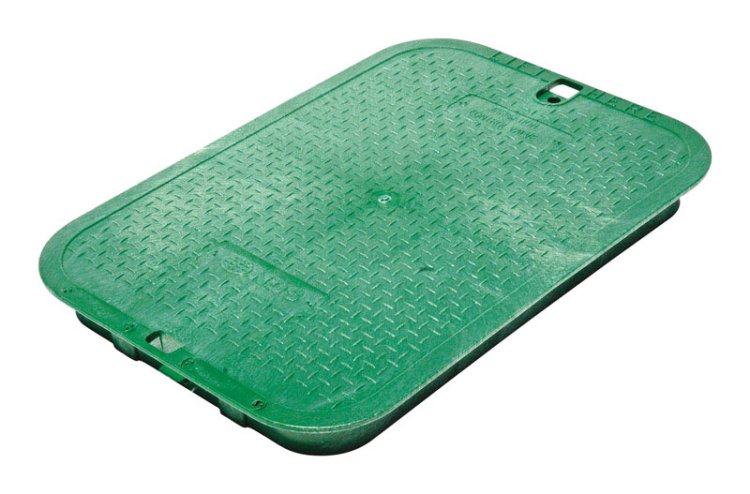 12x17 Rectangular Valve Box Cover Green