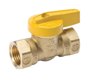 1/2 in. Brass Threaded Gas Ball Valve