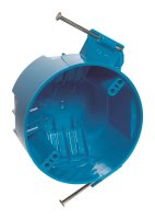 2-1/4 in. Round Polycarbonate Electrical Box Blue