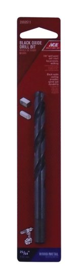 25/64 in. x 5-1/8 in. L High Speed Steel Drill Bit 1 pc.