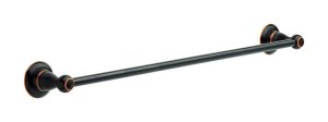 (image for) Porter Oil Rubbed Bronze Towel Bar 24 in. L Die Cast Zinc